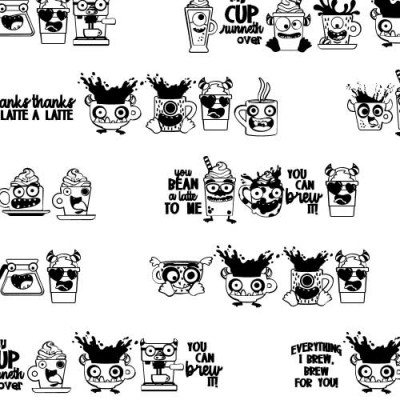 DB Coffee Monsters - Cups - DB