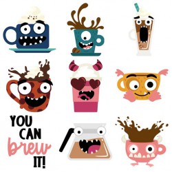 Coffee Monsters - Cups - GS