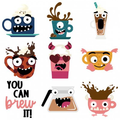 Coffee Monsters - Cups - GS