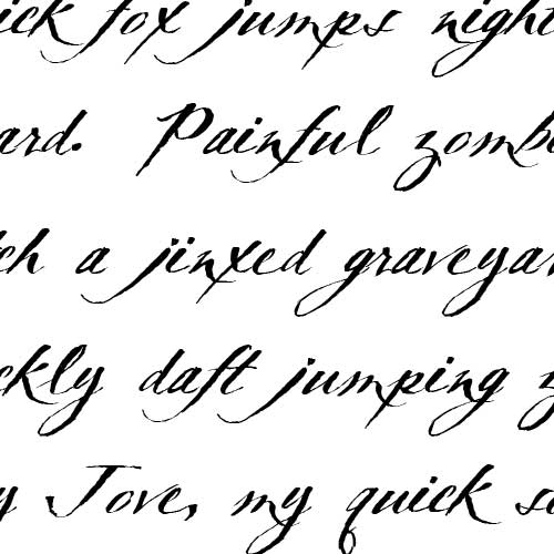 fancy handwriting tattoo fonts