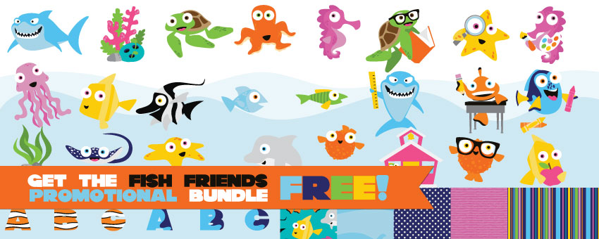 Earn the Fish Friends - Promotional Bundle - Free