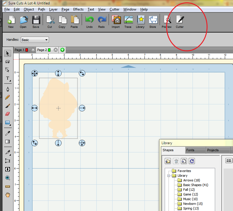 opening svg in scal