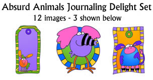 JJD Absurd Animals Journaling Delight set