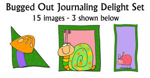 JJD Bugged Out Journaling Delight set