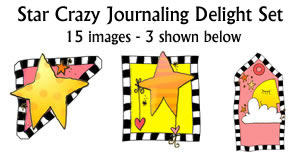 JJD Star Crazy Journaling Delight set