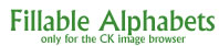 Fillable Alphabets