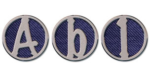 Denim Alphabet