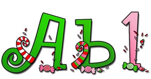 Christmas Candy Alphabet