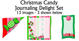 JJD Christmas Candy Jounaling Delight Set