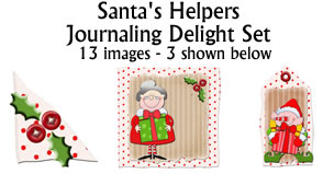 JJD Santa's Helper Journaling Delight  Set