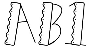 LD Eyelets Font