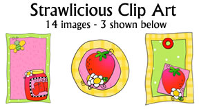 Strawlicious Clip Art