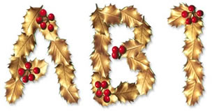 Deck the Halls Alphabet