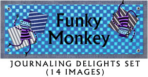 Funky Monkey Journaling Delight set