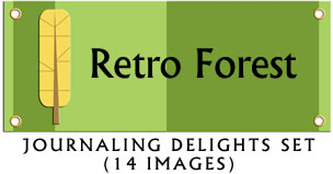 Retro Forerst Journaling Delight Set