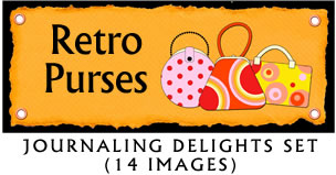 Retro Purses Journaling Delight Set