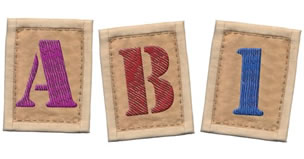 Sewn Alphabet