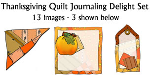 JJD Thanksgiving Quilt Jounaling Delight Set