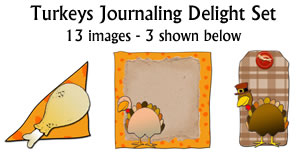 JJD Turkeys Jounaling Delight Set