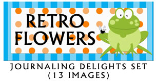 Retro Flowers Journaling Delight Set