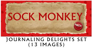 Sock Monkey Journaling Delight Set