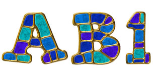 Cloissone Alphabet