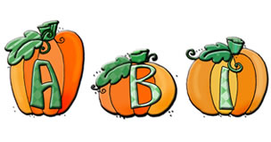 Punkin Patch Alphabet