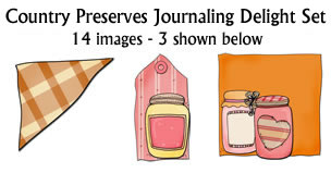 JJD Country Preserves Journaling Delight set
