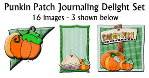 JJD Punkin' Patch Journaling Delight set