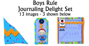 JJD Boys Rule Jounaling Delight Set