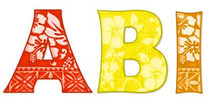 JDA Hawaiian Warm Alphabet