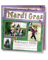 Mardi Gras - Playgroup Style Inspiration Sation Winner