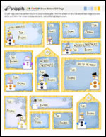 SN Snow Blokes Gift Tags