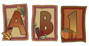Thankful Alphabet