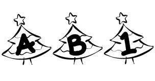 LD Trim-a-Tree Font