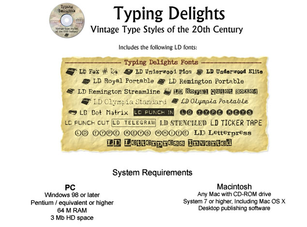 Typing Delights CD