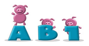 Chunky Pigs Alphabet