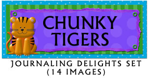 JD Chunky Tigers Journaling Delight  Set
