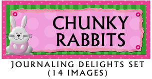 JD Chunky Rabbits Journaling Delight  Set