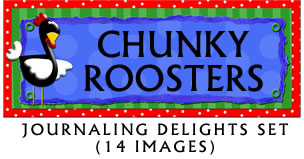 JD Chunky Roosters Journaling Delight  Set