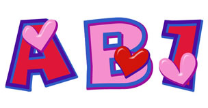 Wacky Love Alphabet