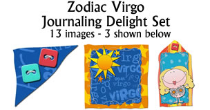 JD Zodiac Virgo Journaling Delight  Set