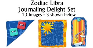 JD Zodiac Libra Journaling Delight  Set