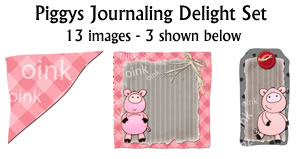 JJD Piggys Jounaling Delight Set
