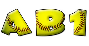 Softball Alphabet