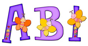 Flutter Bugs Alphabet