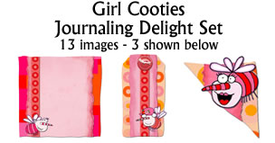 JJD Girl Cooties Jounaling Delight Set