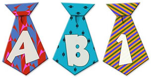 JDA Tie One On Alphabet