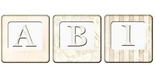 JDA Vintage Vows Alphabet