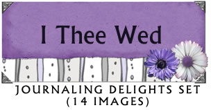 JD I Thee Wed Jounaling Delight Set